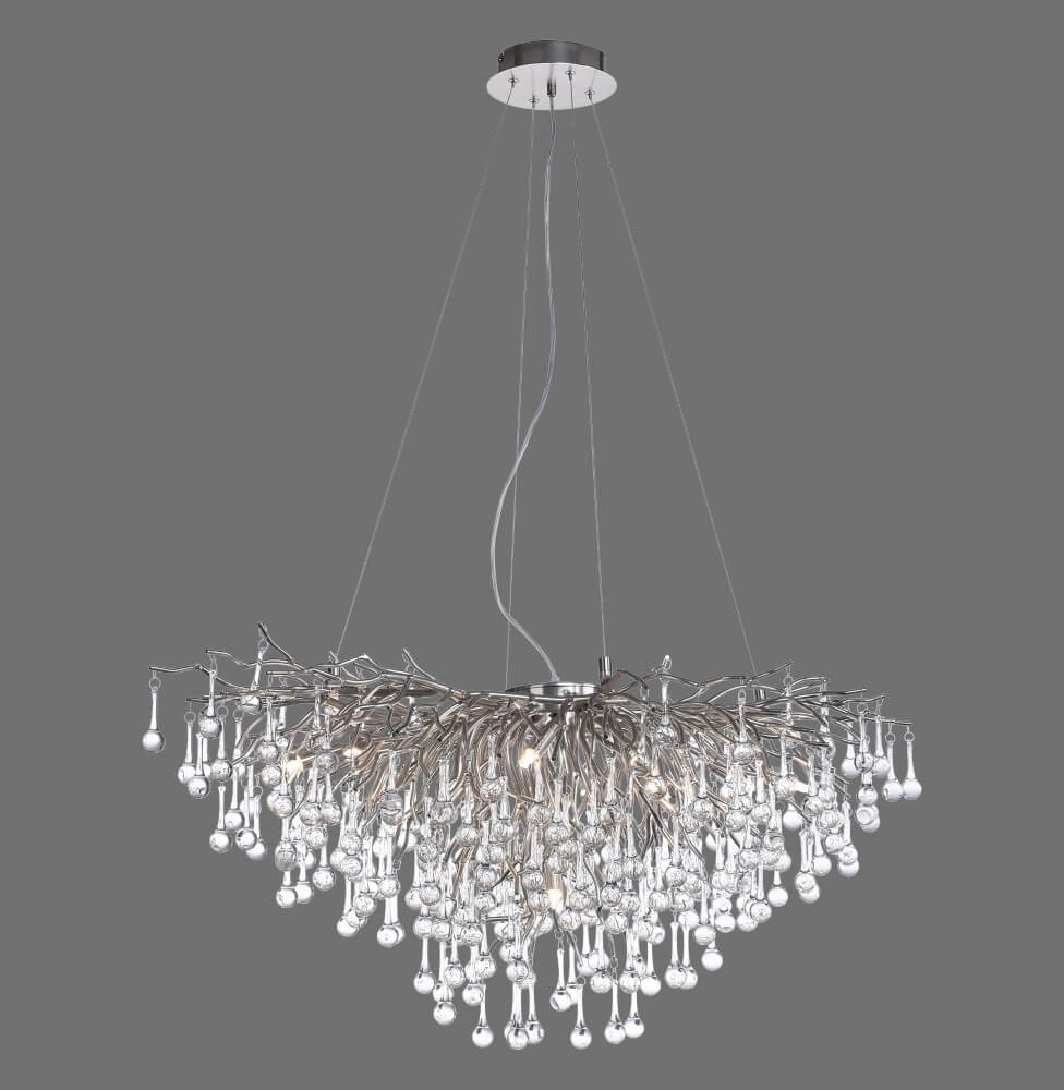 Unieke kroonluchter Icicle metaal Paul Neuhaus 4012248352137