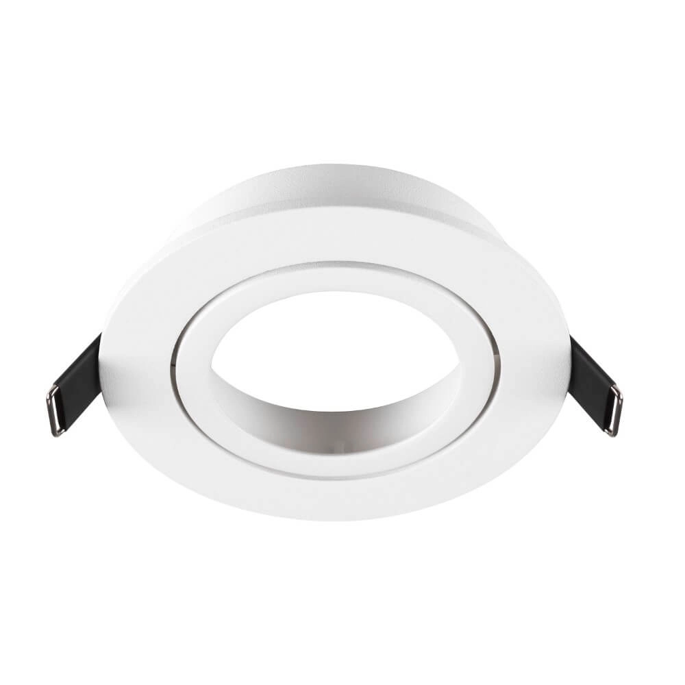 Inbouwring New Tria 95 rond wit - zonder fitting