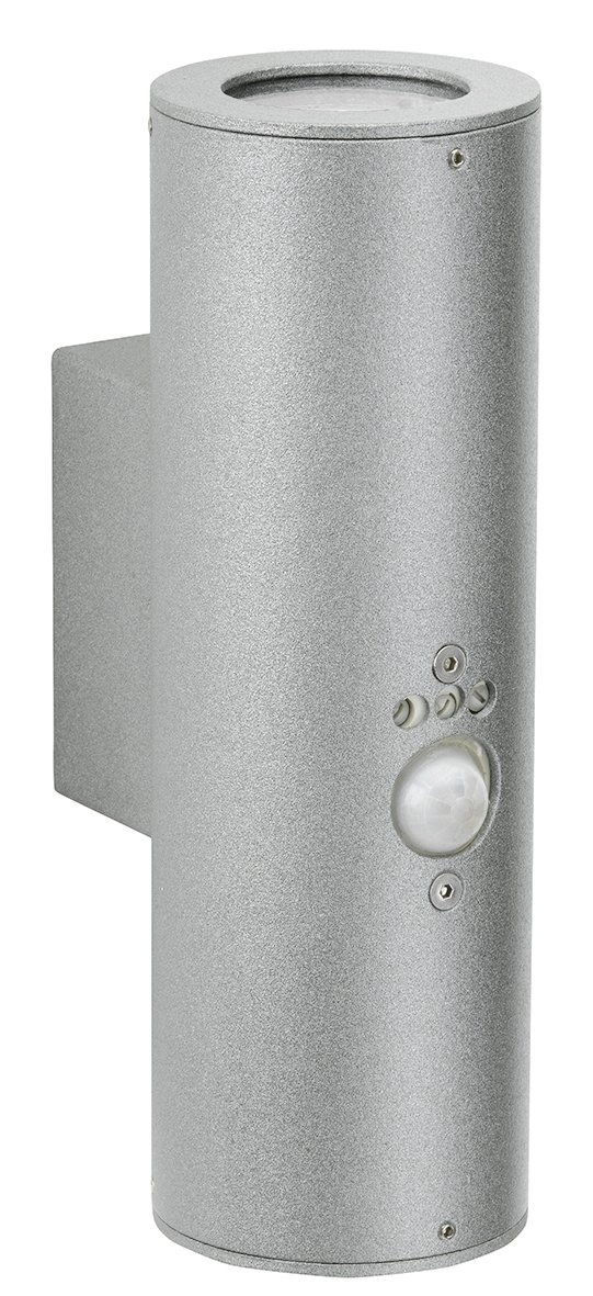 Buitenlamp up down met sensor Molli grijs