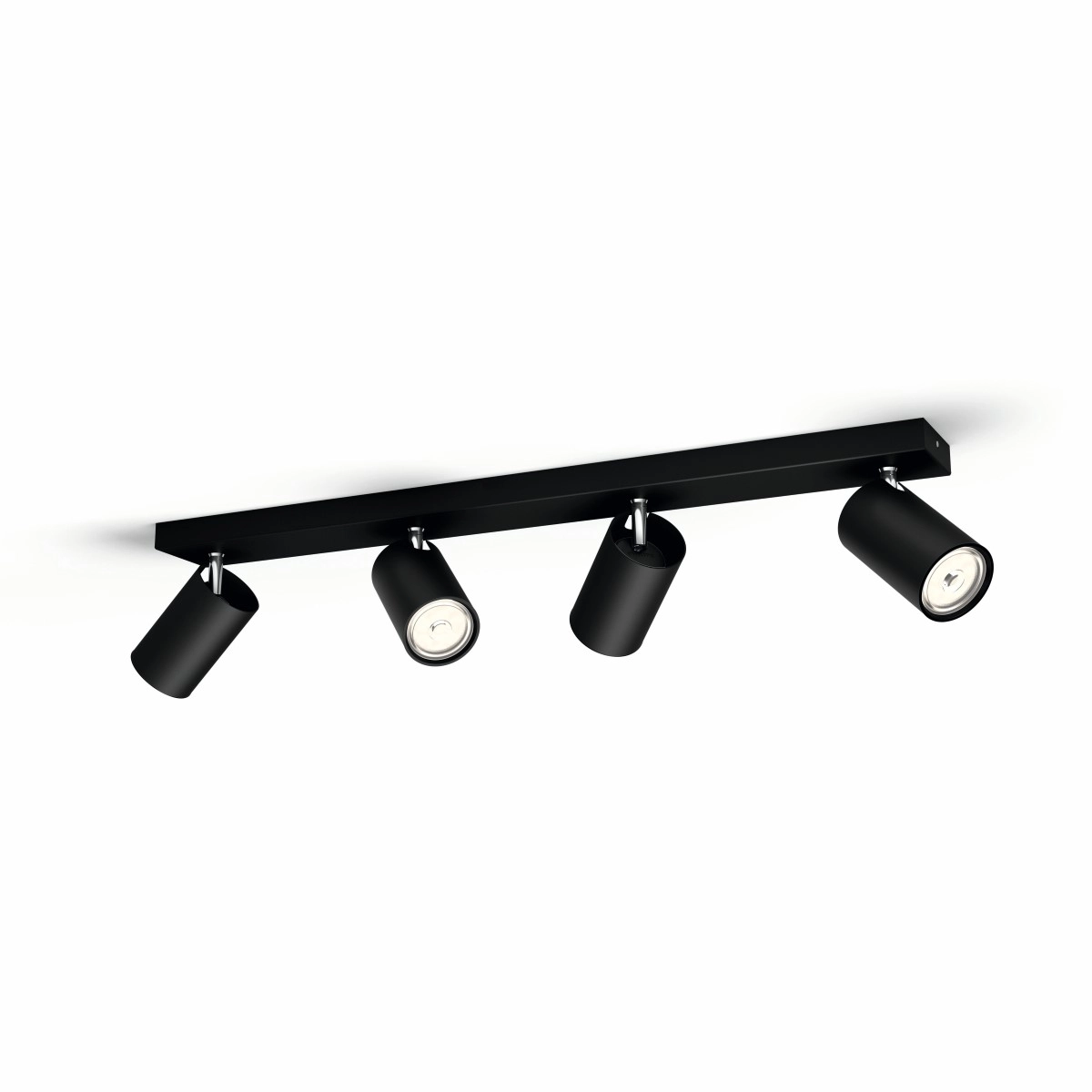 Spotlamp Kosipo 4-lichts zwart
