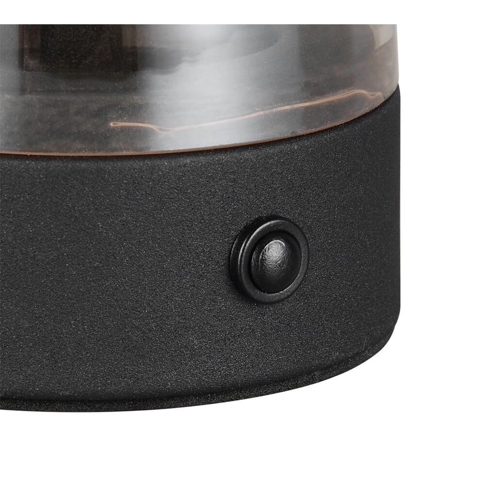 Tafellamp Dooley oplaadbaar met amber glas Trio 4017807643213