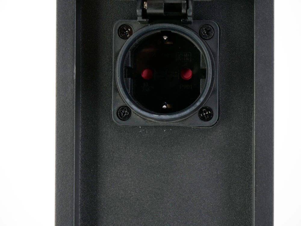 Stopcontact met lamp Park 5 antraciet Eglo 9008606297825