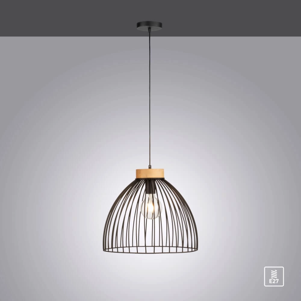 Hanglamp Lami zwart Just Light 4043689982768