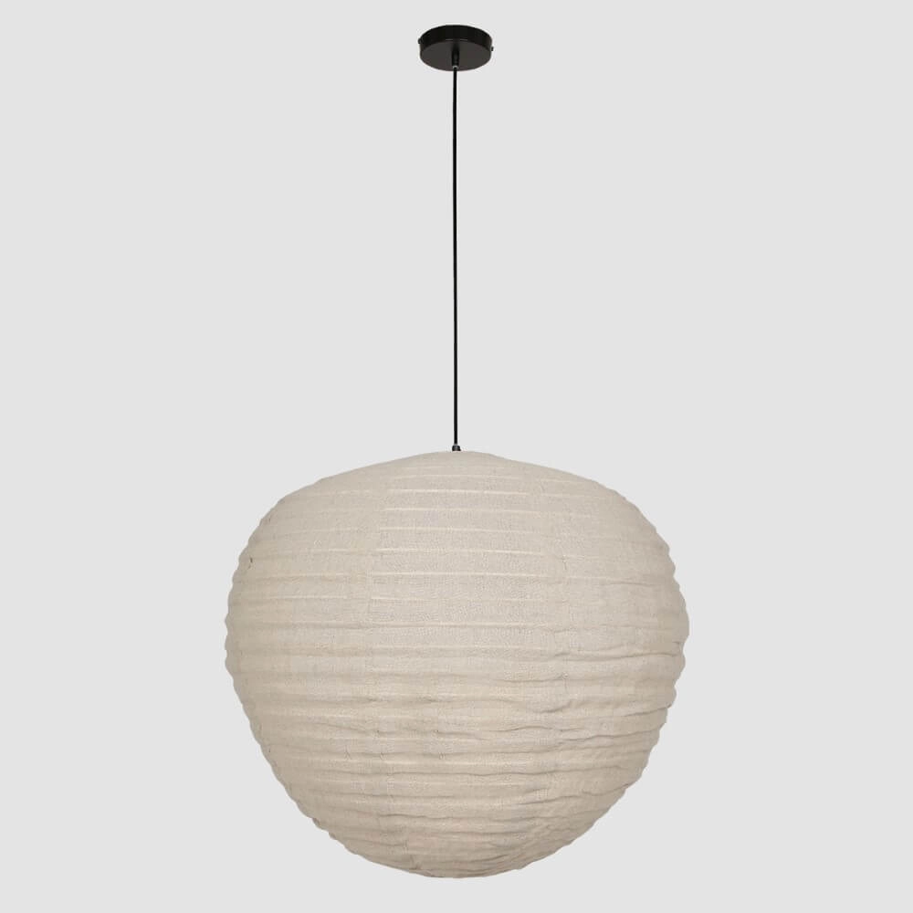 Hanglamp Bangalore Ø 70cm zwart met lichtbruin Steinhauer 8712746127935