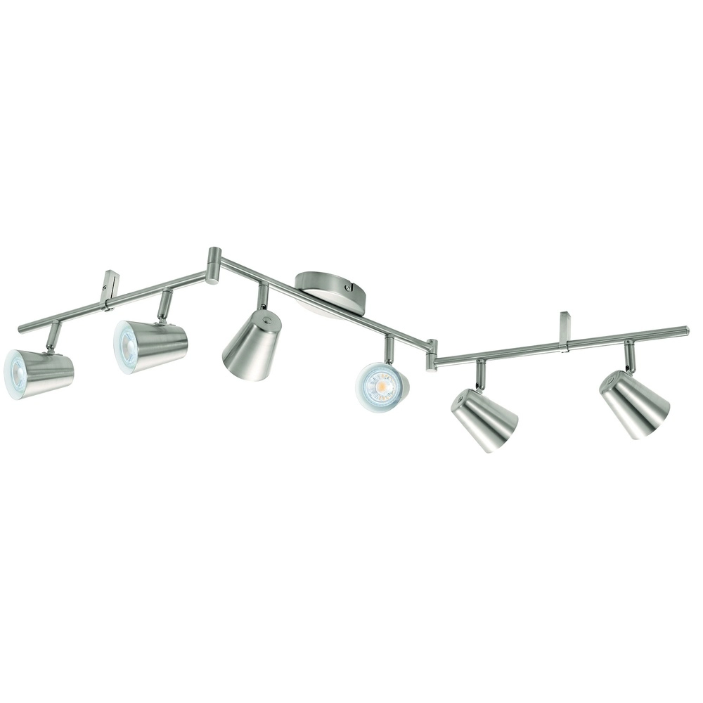 Opbouwspot Travale 2 6-lichts nikkel