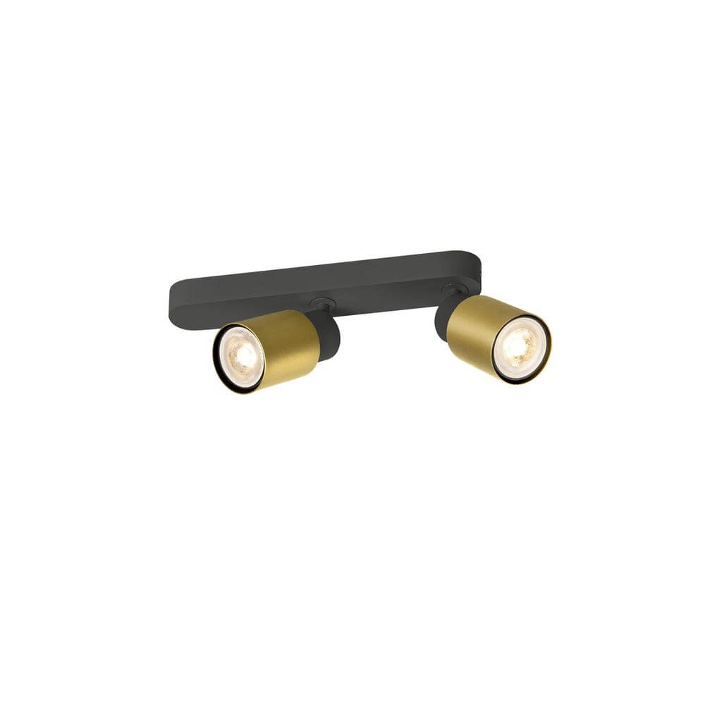 Spot Puri 2.0 Tube zwart-goud dubbel Spot Puri 2.0 Tube zwart-goud dubbel