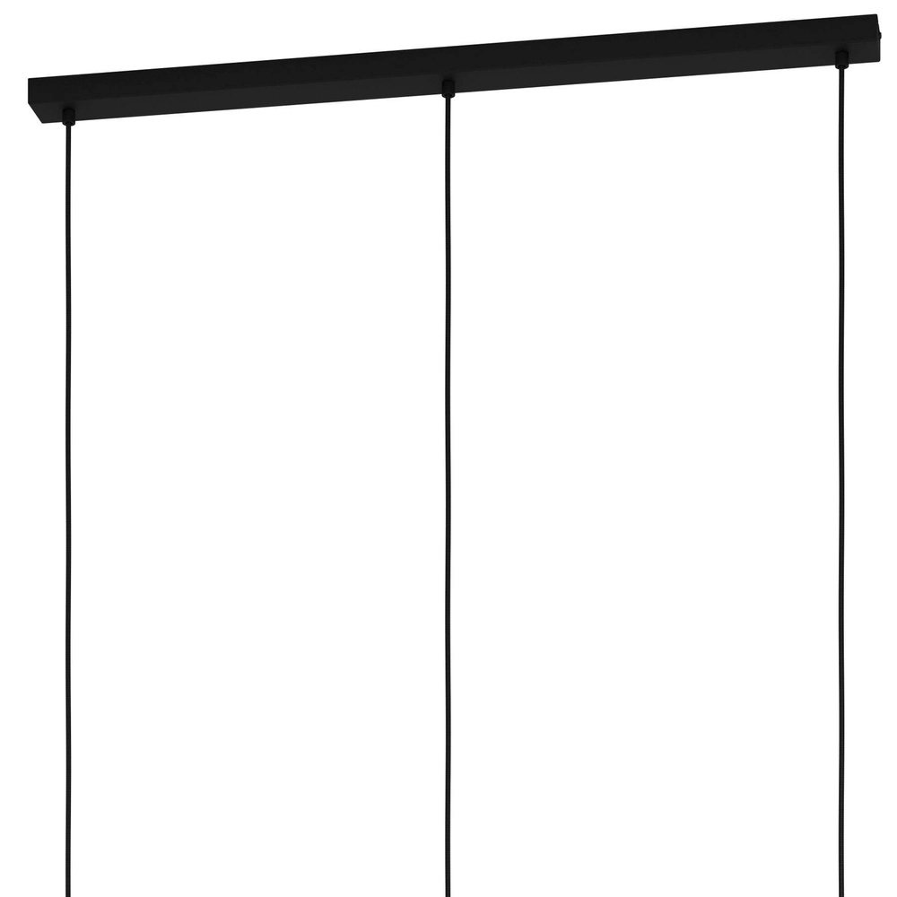 Zwart hanglamp Bazely 3L - Ø 23cm Eglo 9002759436698