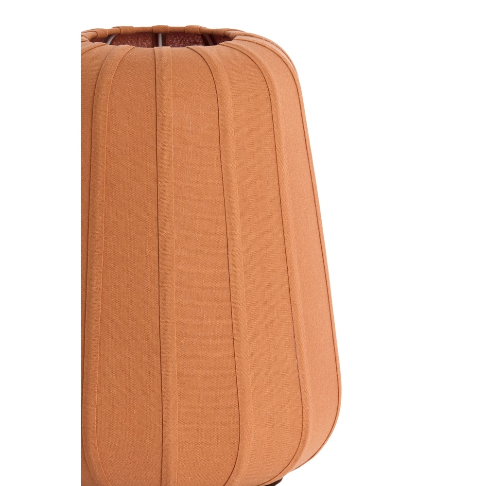 Nachtkastlamp Bibury Ø 20cm - terracotta linnen Light & Living 8717807794224