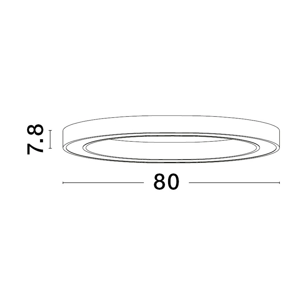 Design ceiling lamp Sting black Ø 80cm Lyora 5212017437501