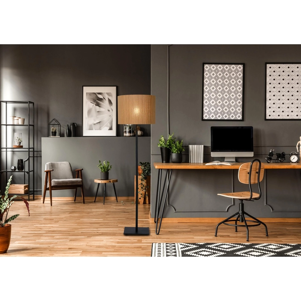 Vloerlamp Magius rotan Lucide 5411212031327