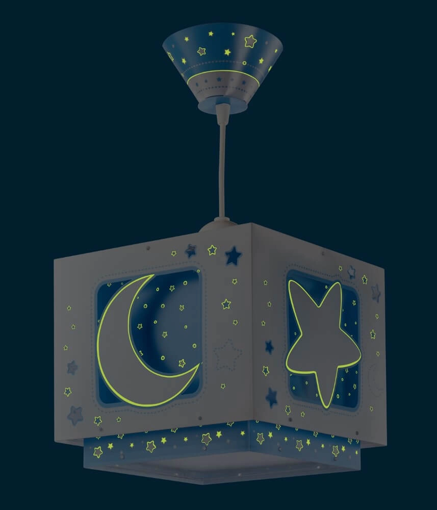 Kinderkamer hanglamp Moonlight blauw Dalber 8420406632322
