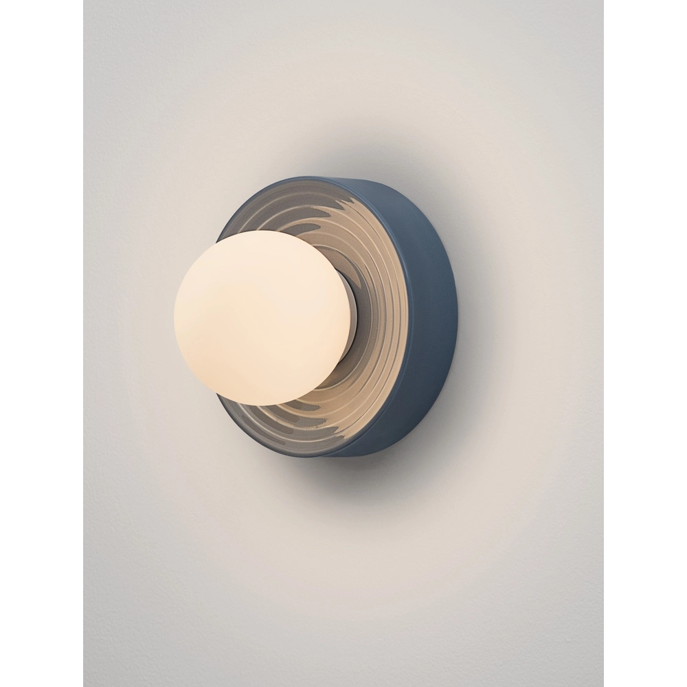 Wandlamp Orbique lichtblauw Ø 16cm Lyora 5212017483904