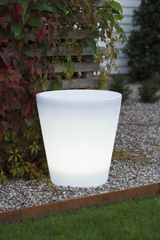 Plantenbak Assisi led 37cm - 12w - wit KonstSmide 7318307454000