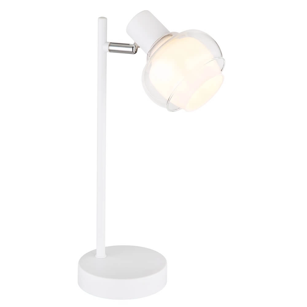 Witte tafellamp Tokki enkel