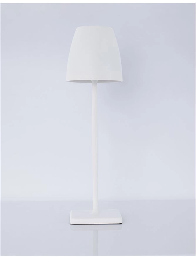 Rechargeable table lamp Colt 38cm white Lyora 5212017425492