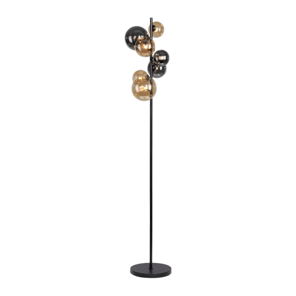 Zwarte vloerlamp Popsicle design