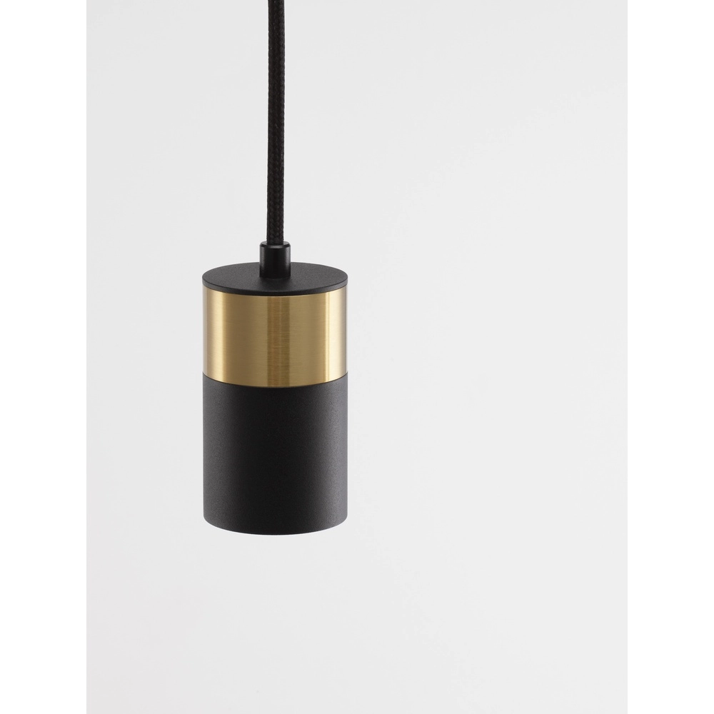 Hanglamp Pongo S enkel 9,5cm goud met zwart Lyora 5212017430335