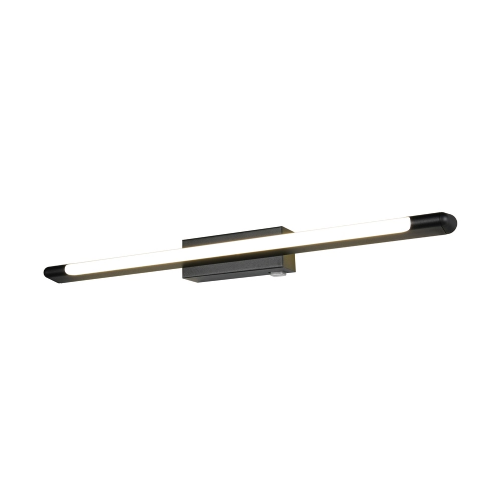 Spiegellamp Alberto zwart 71cm