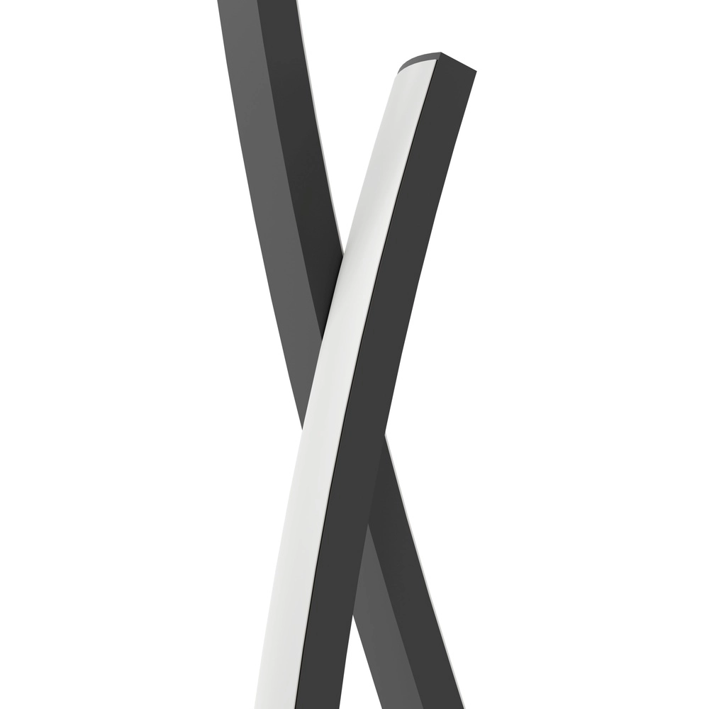 Chique led vloerlamp Grisolia 129cm - zwart Eglo 9008606316212