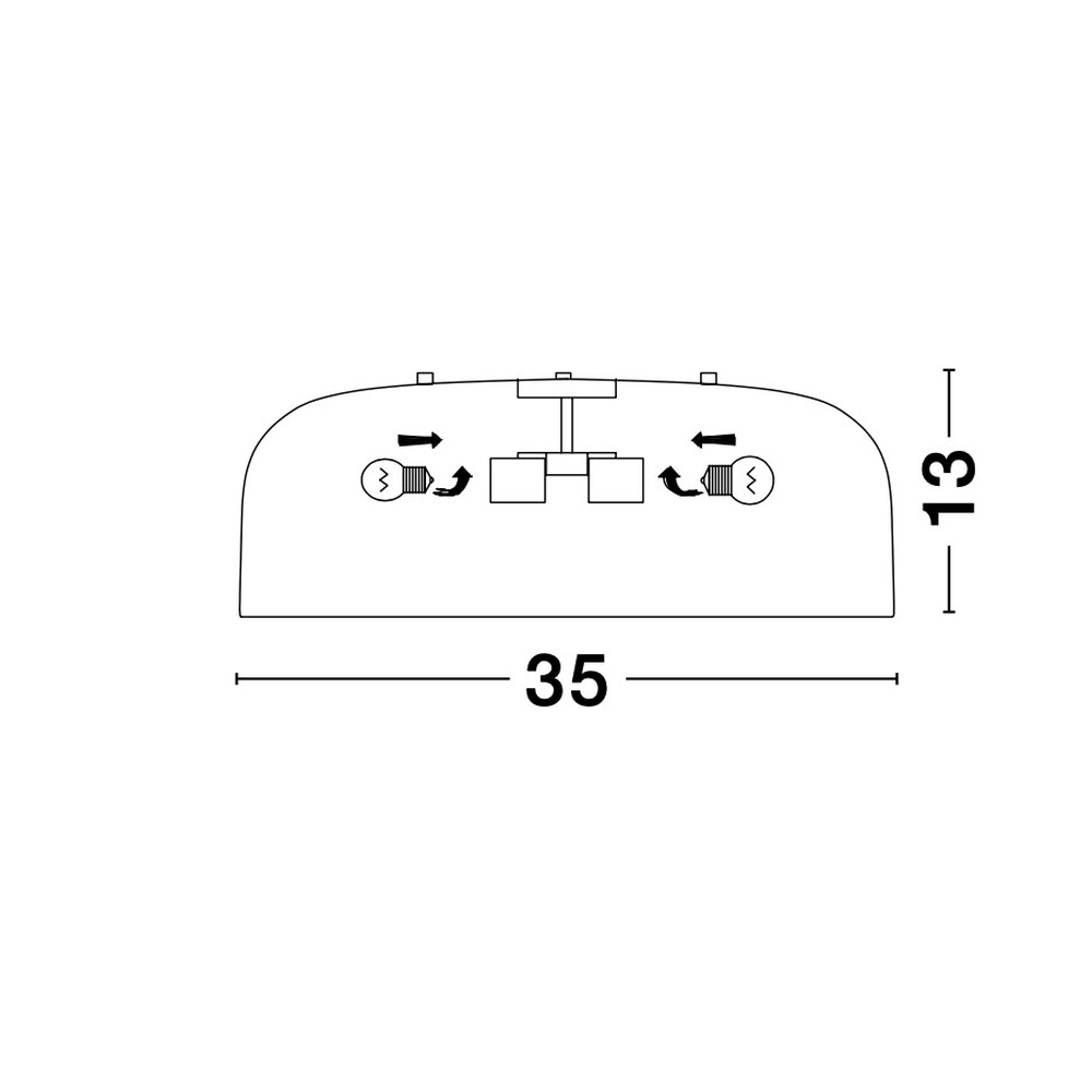 Design plafondlamp Perleto goud Ø 35cm Lyora 5212017419576