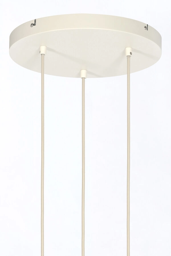 3-lichts hanglamp Bisho crème design Ø 30cm Light & Living 8717807743307