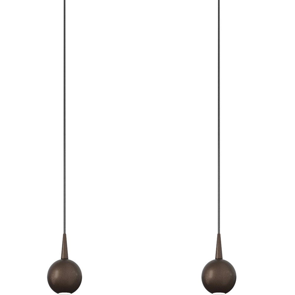 4-lichts hanglamp Talana cacao bruin Ø 6cm DTW Masterlight 8718121371047