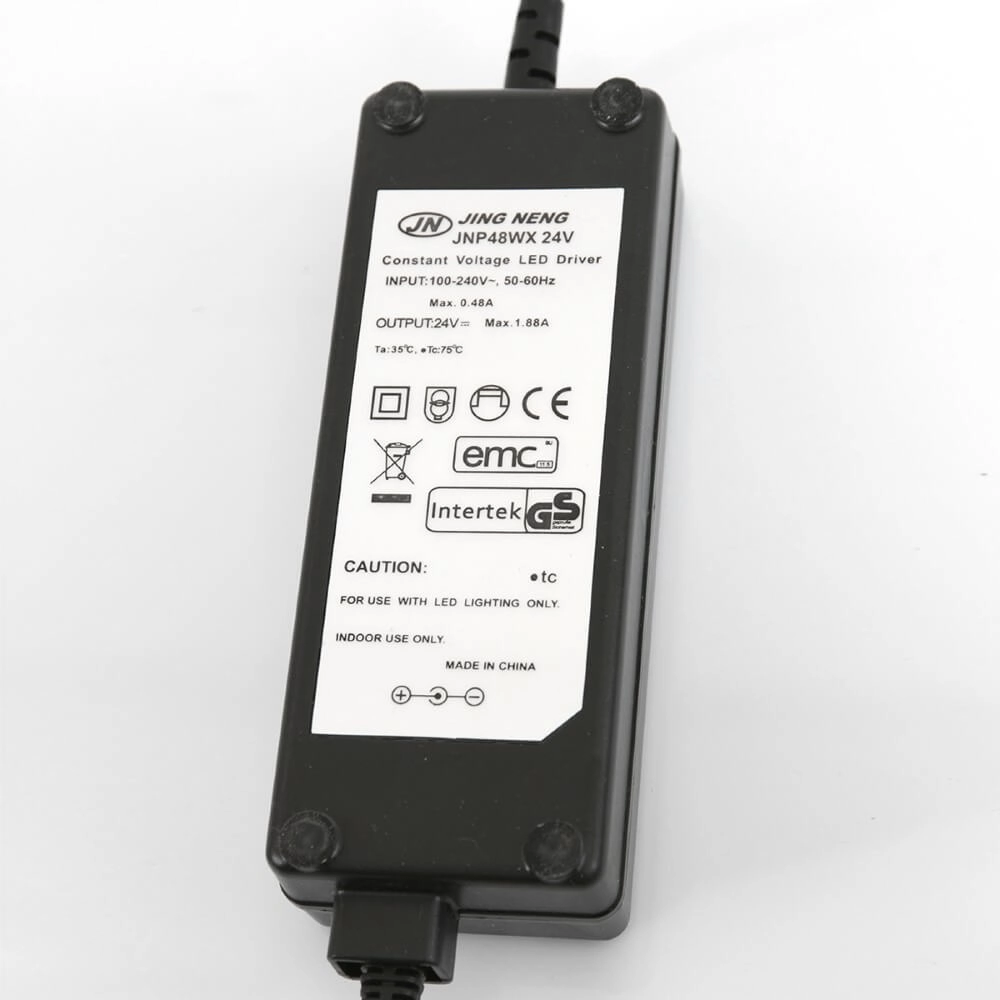 Led leeslamp 2-lichts Turound 40w - 2200-4000K - 187cm RVS helder glas Steinhauer 8712746134797