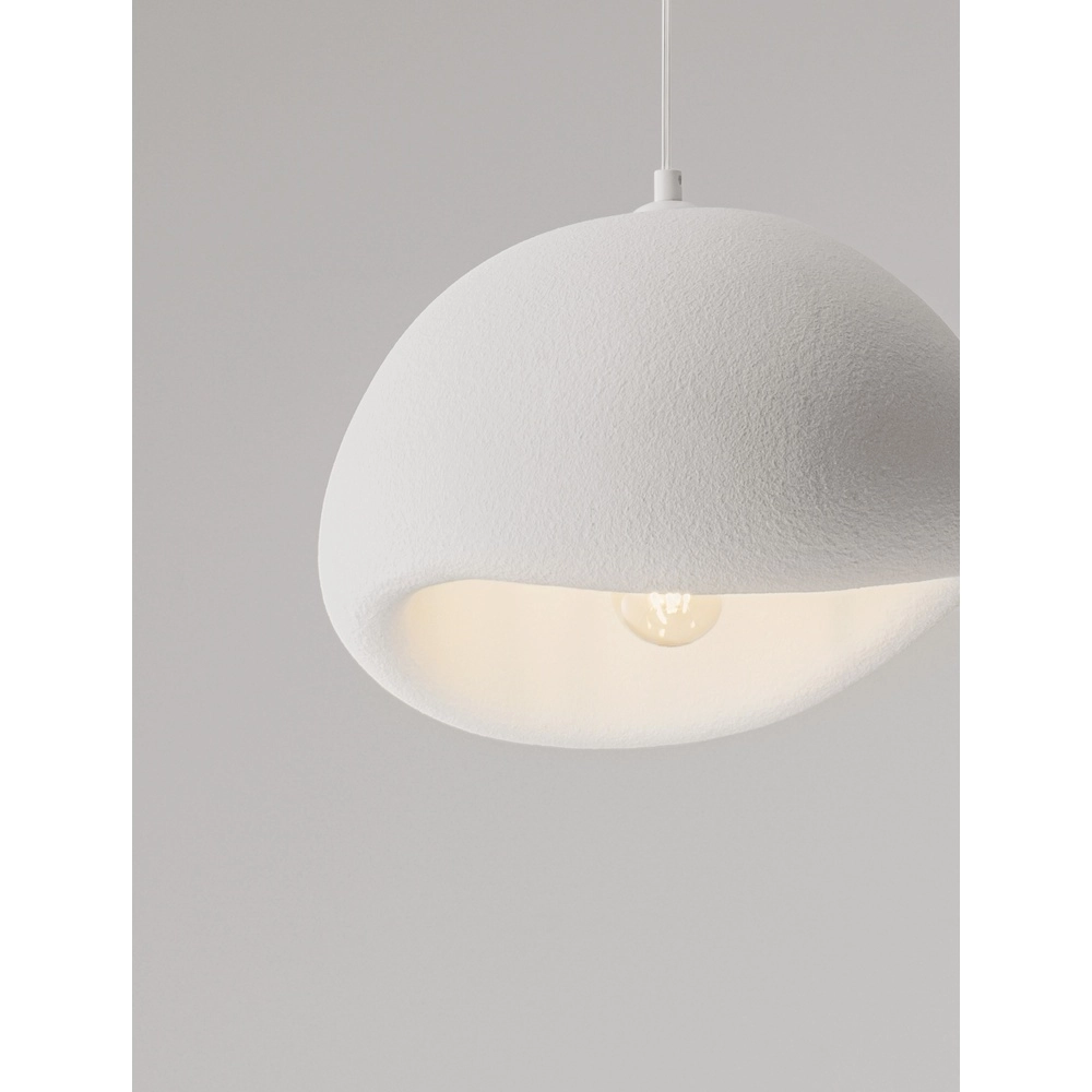 Natural pendant lamp Aere white 40cm Lyora 5212017460776