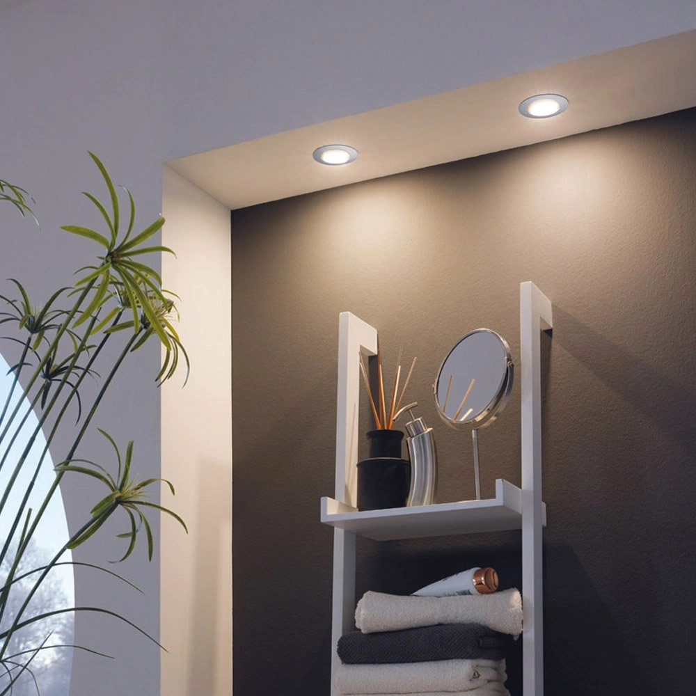 Led plafondspot Pineda Round 6w - 3000K - 8,4cm chroom Eglo 9002759958558