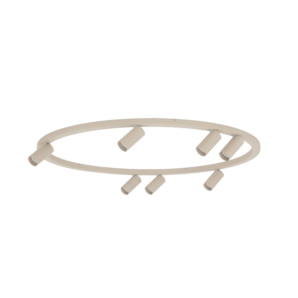 Cirkel opbouwspots Fourty 7x GU10 - beige Lyora 5903139119481