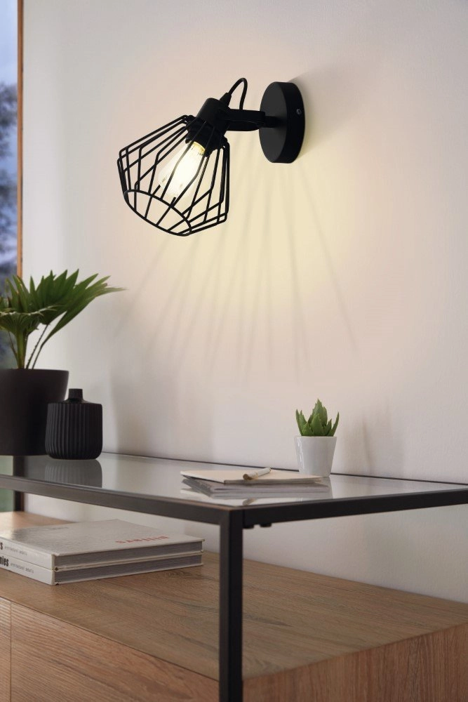 Zwart wandspotje Tabillano Eglo 9002759987626