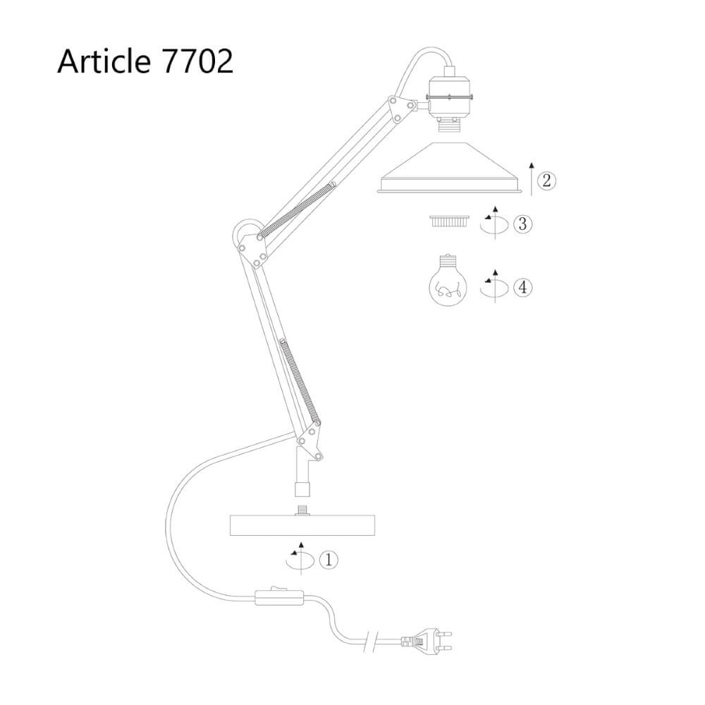 Tafellamp Zappa Steinhauer 8712746102871