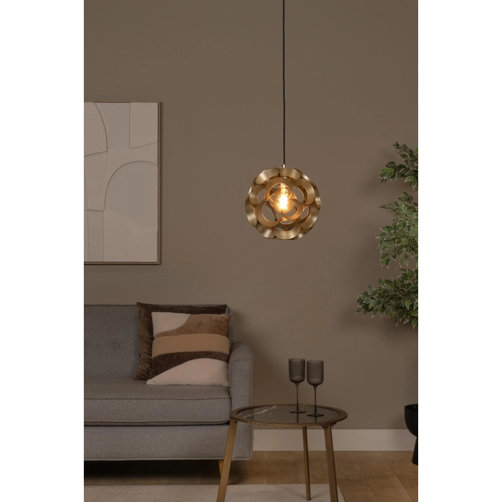 Unieke hanglamp Hannelore Ø 30cm goud Lucide 5411212106216