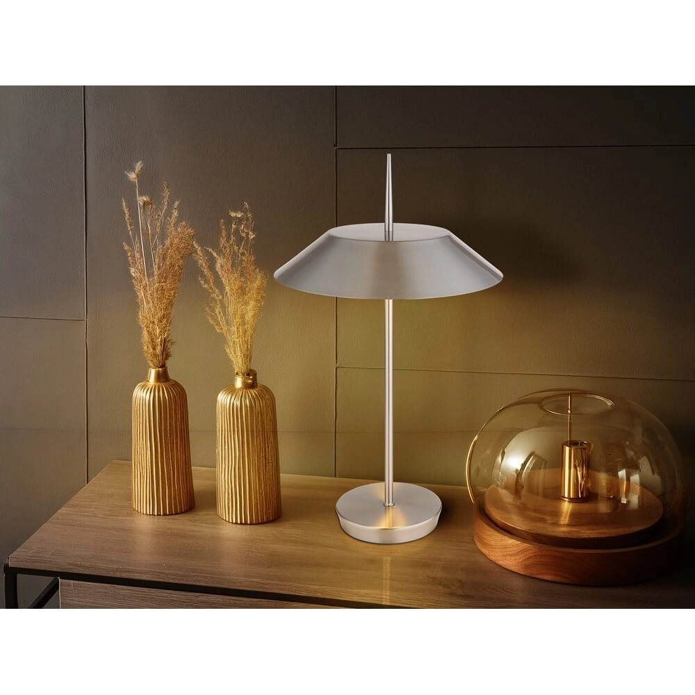 Design tafellamp Brenlor nikkel Globo 9007371456581