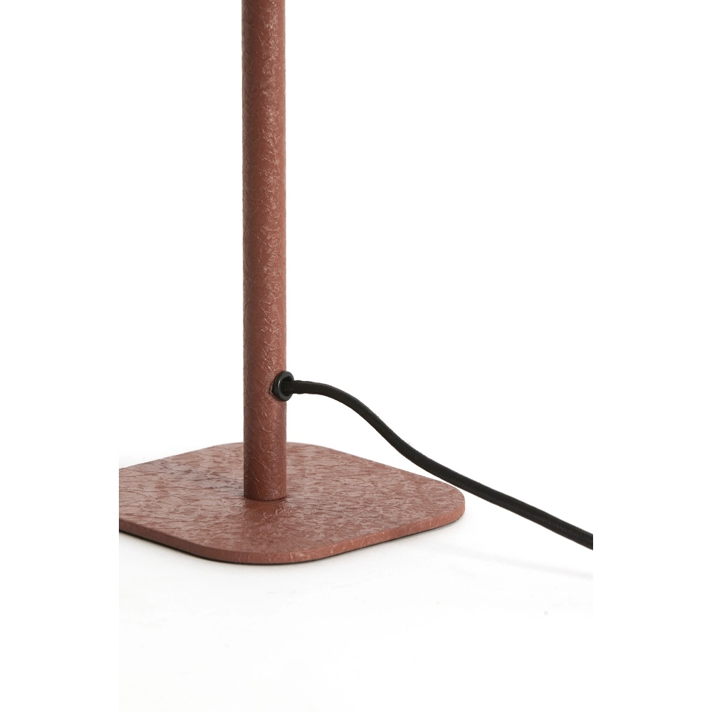 Nachtkastlamp Elenie 13x13cm - mat donker oranje Light & Living 8717807818692