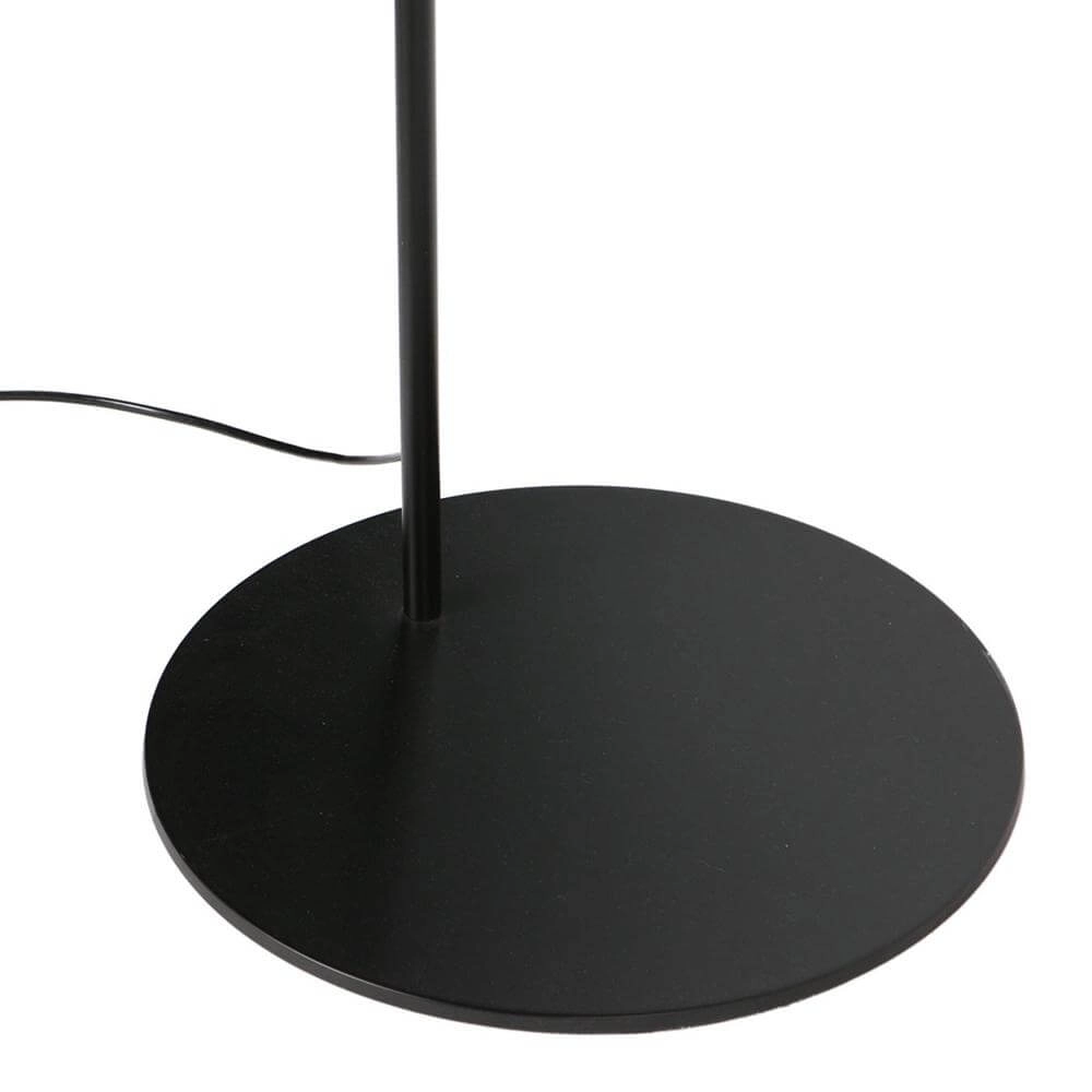 Vloerlamp Curve zwart met bamboe kap spijl Ø 60cm Steinhauer 8712746179569