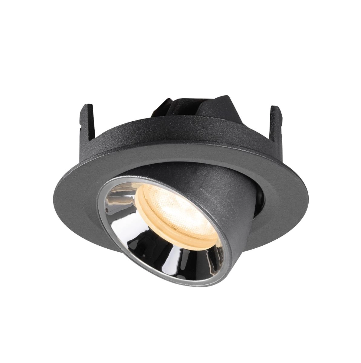 Inbouwspot Numinos Gimble XS zwart/chroom 2700K - 55gr SLV 4024163307208