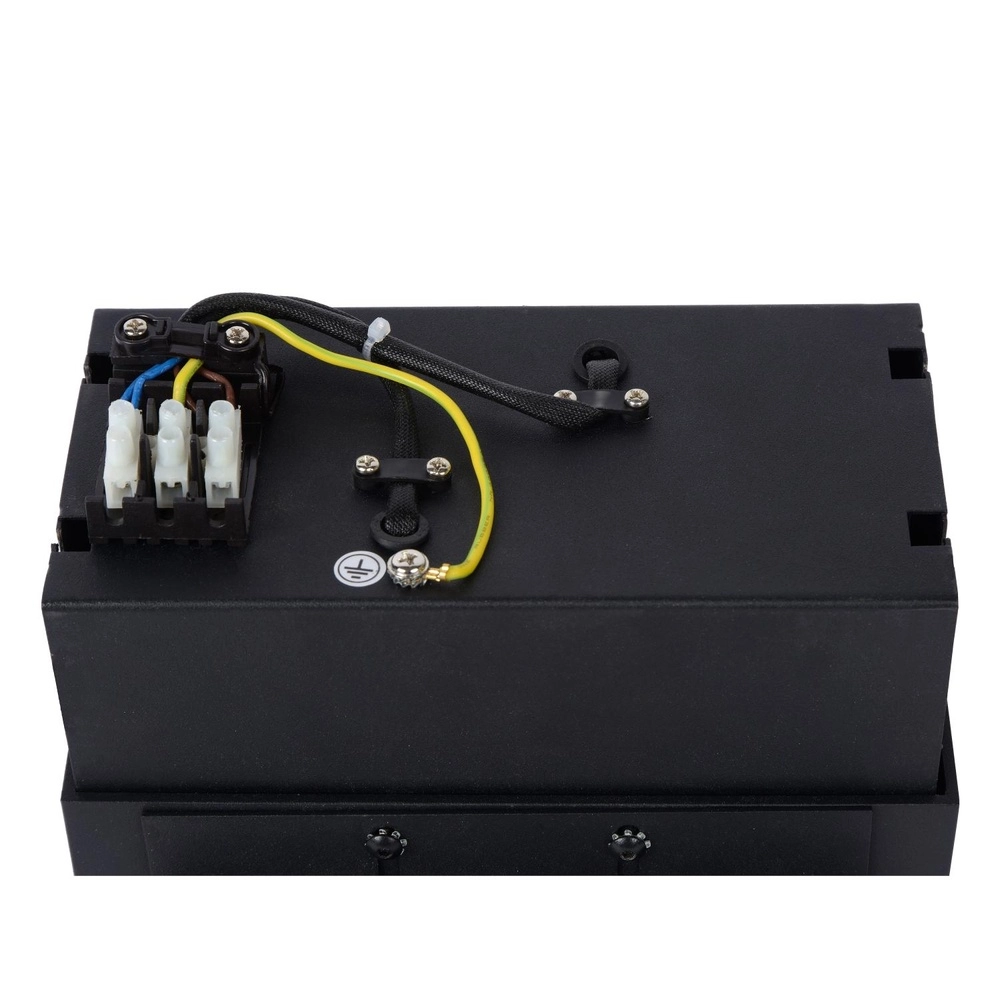 Strakke inbouwspot Trimless dubbel zwart Lucide 5411212092236