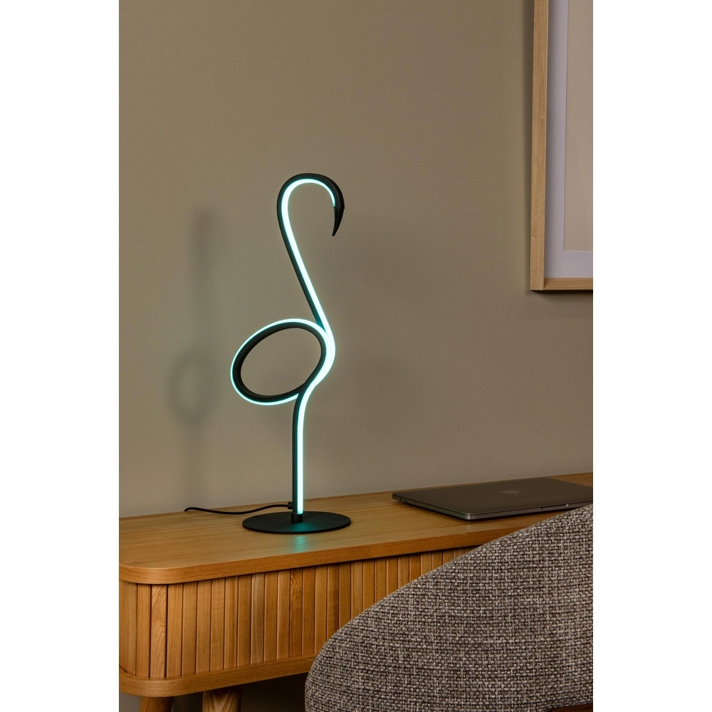 Tafellampje Flamingo zwart Lucide 5411212051745