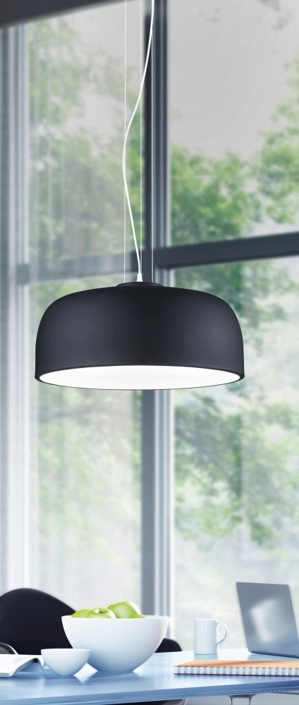 Kantoor hanglamp Baron 52cm zwart Trio 4017807387698