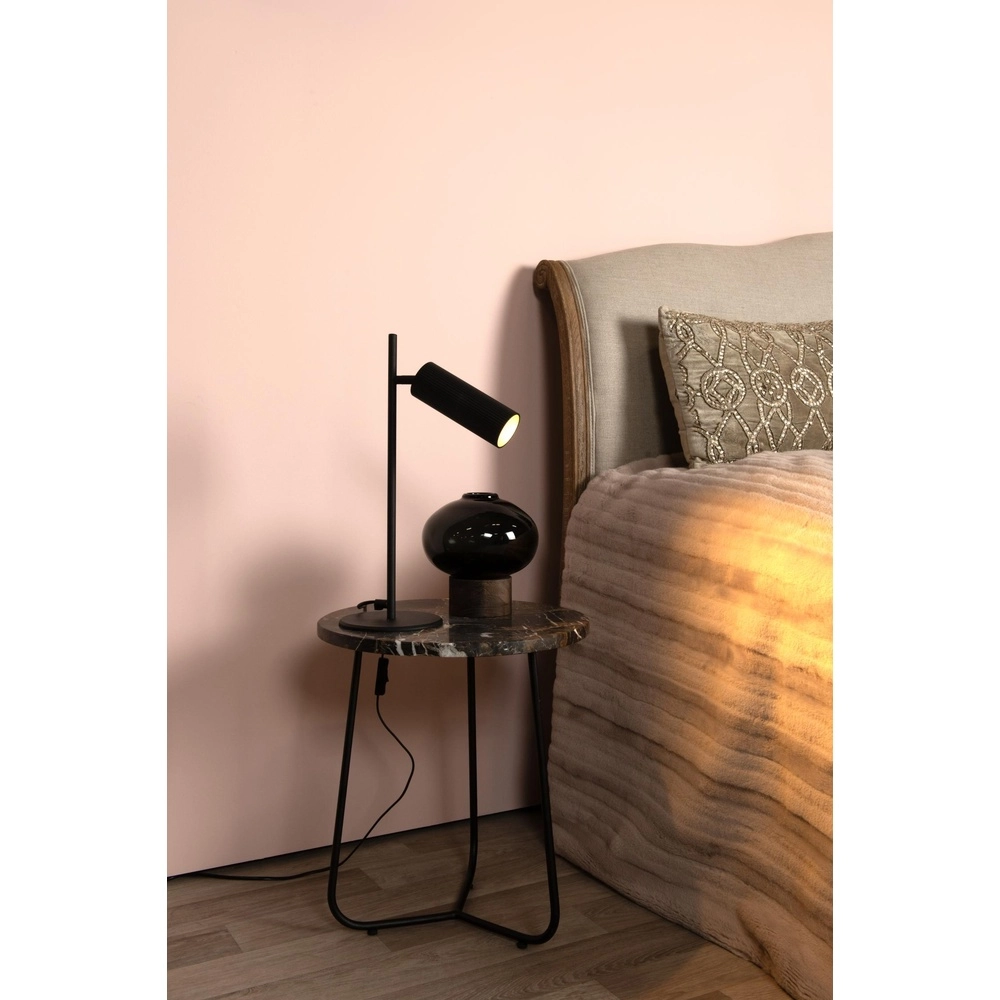 Bureaulamp Clubs zwart Lucide 5411212093424