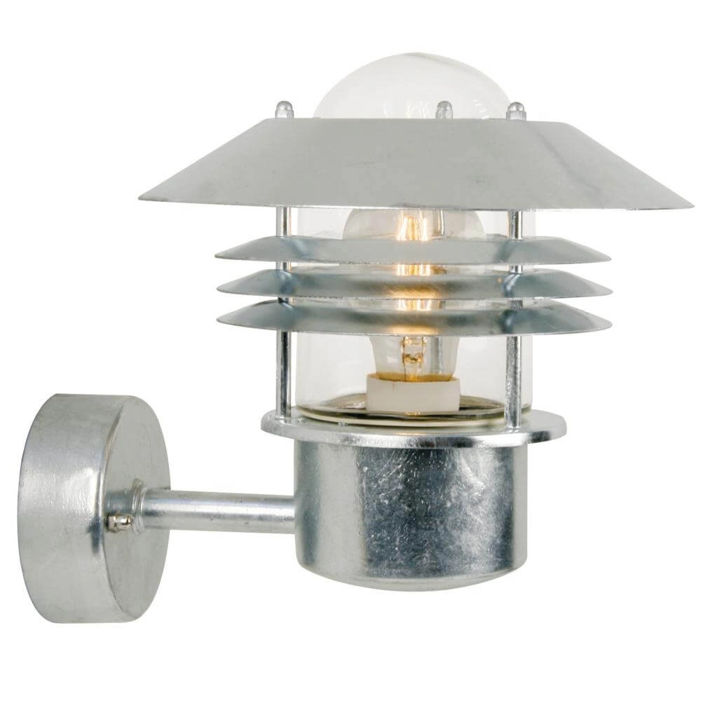 Klassieke wandlamp Vejers zink