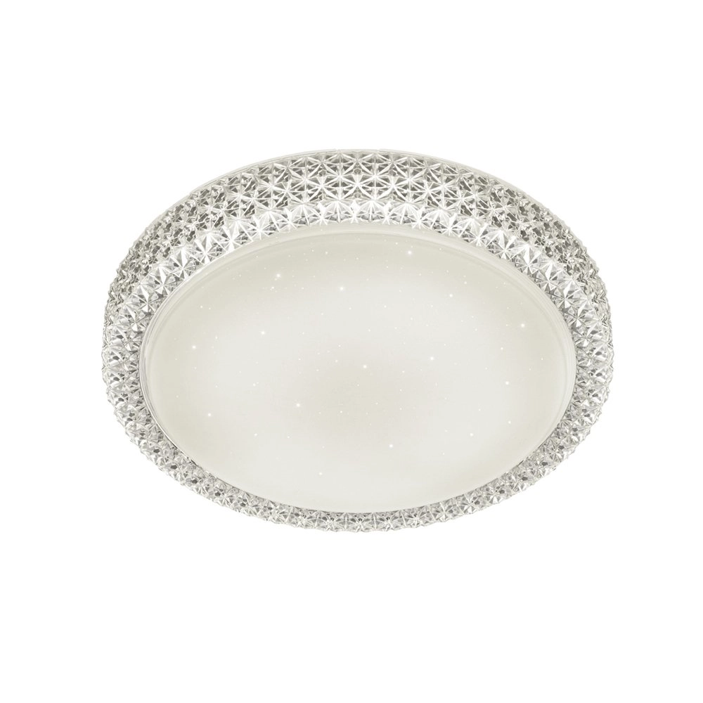 Kristallen plafondlamp Pegasus met sterren effect wit Kristallen plafondlamp Pegasus met sterren effect wit