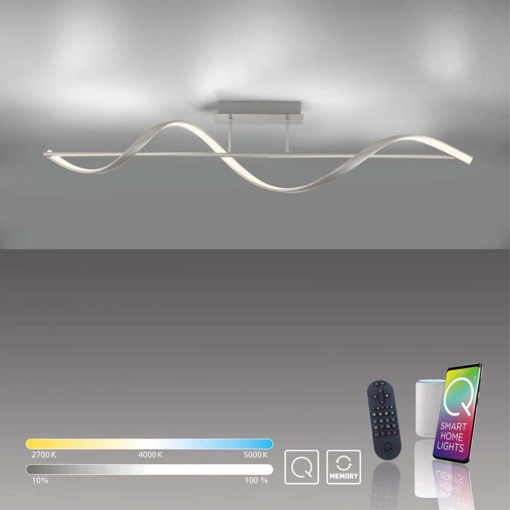 Plafondlamp Q-Swing metaal Paul Neuhaus 4012248374863