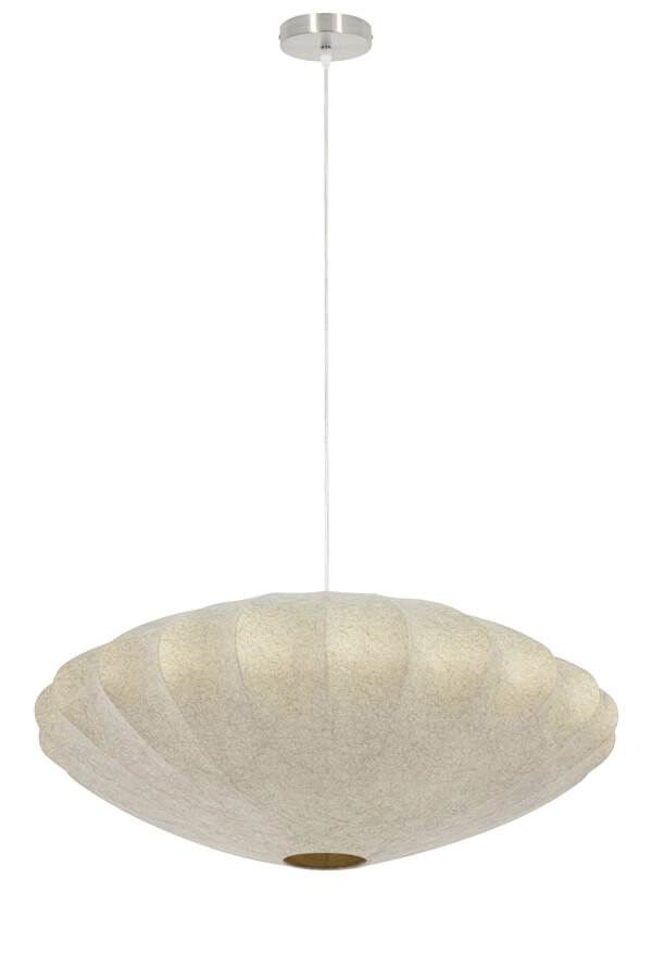 Japandi hanglamp Fay Ø 70cm crème Light & Living 8717807760397