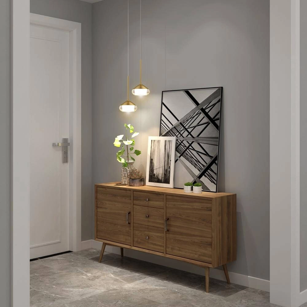 Design hanglamp Phoenix goud Ø 11,6cm Artdelight 8720701101098