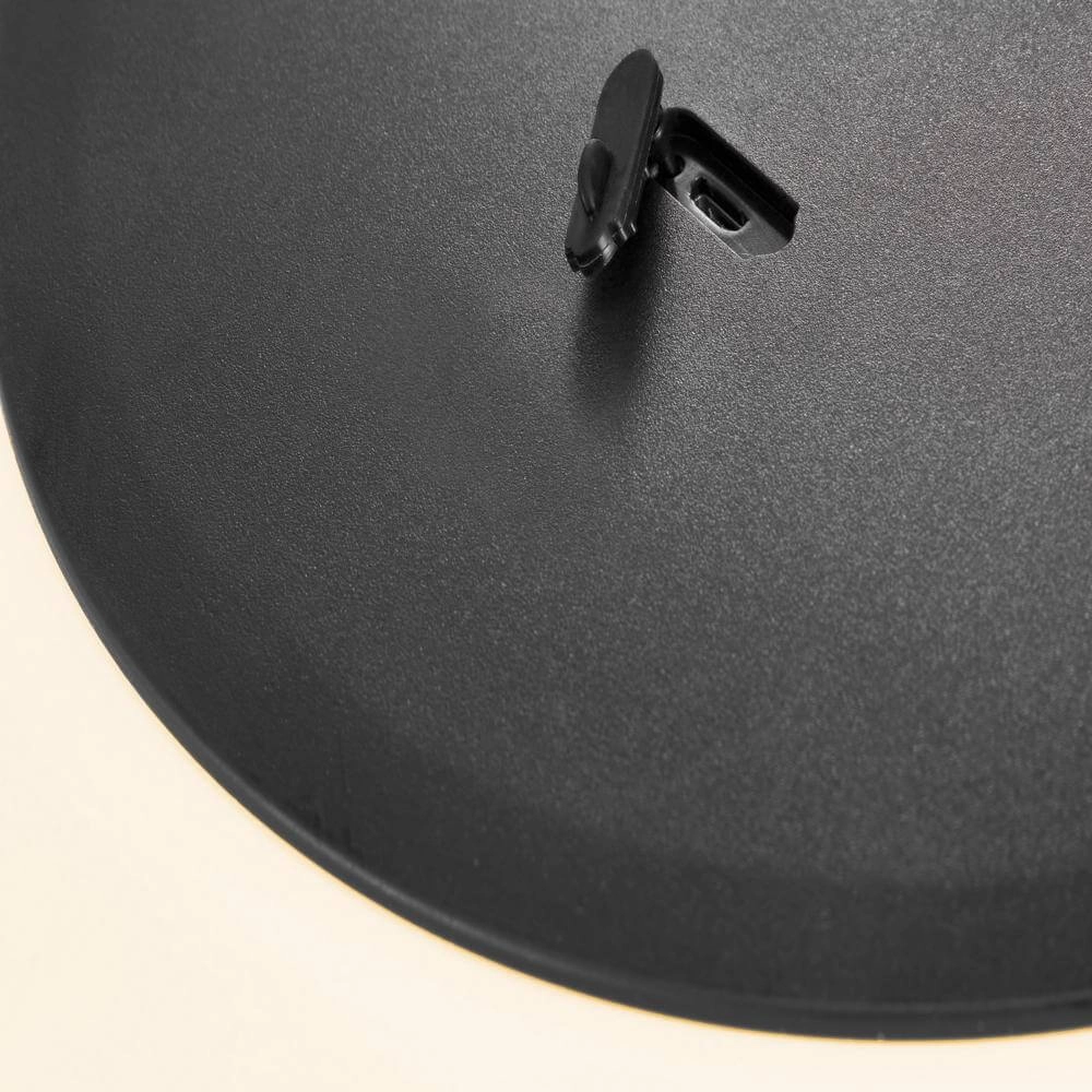 Tafellamp Kettle To-Go oplaadbaar wit met zwart Ø 36cm Nordlux 5701581496088
