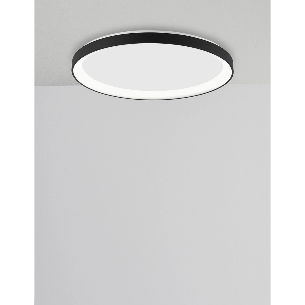 Design plafonniere Pertino Ø 38cm zwart Design plafonniere Pertino Ø 38cm zwart