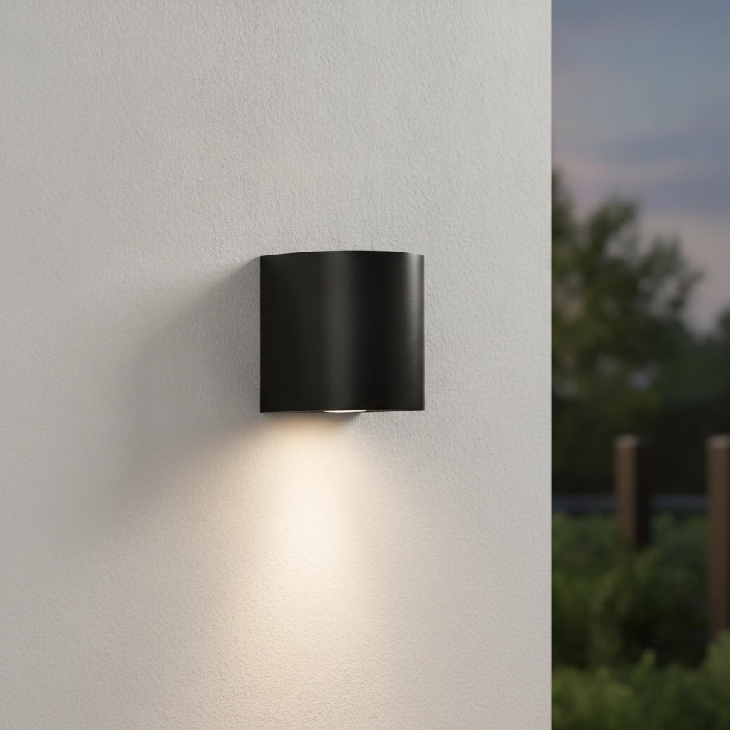 Downlighter York zwart