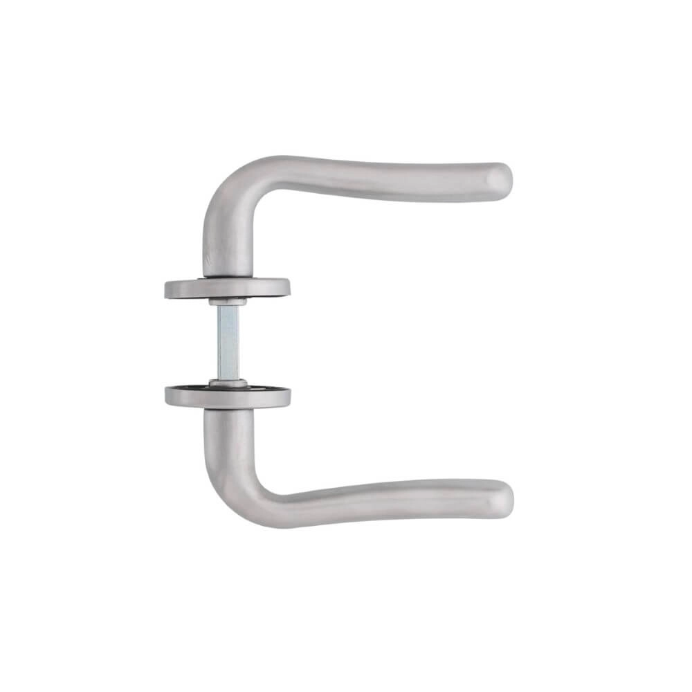 Klassieke deurklink Saturnus mat chroom Intersteel 8714186090602